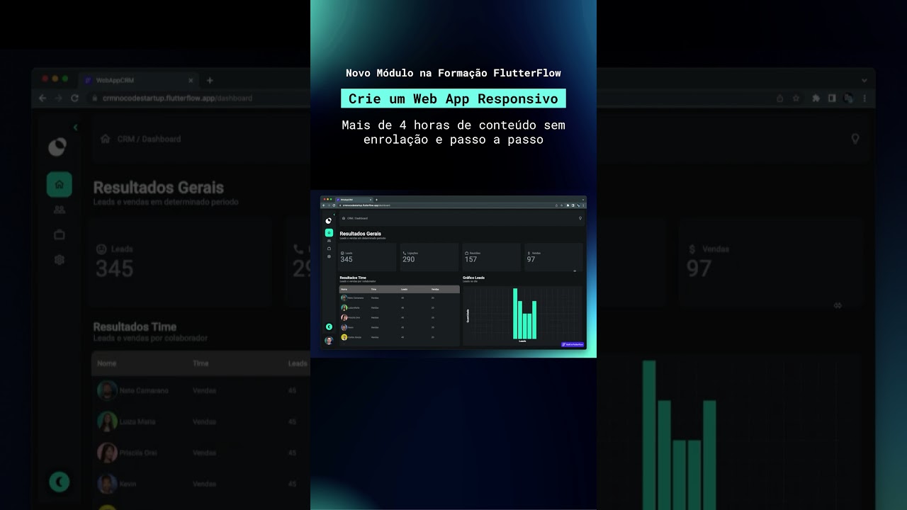 Crie seu Web App Responsivo sem programar | Novo Modulo Formação FlutterFlow