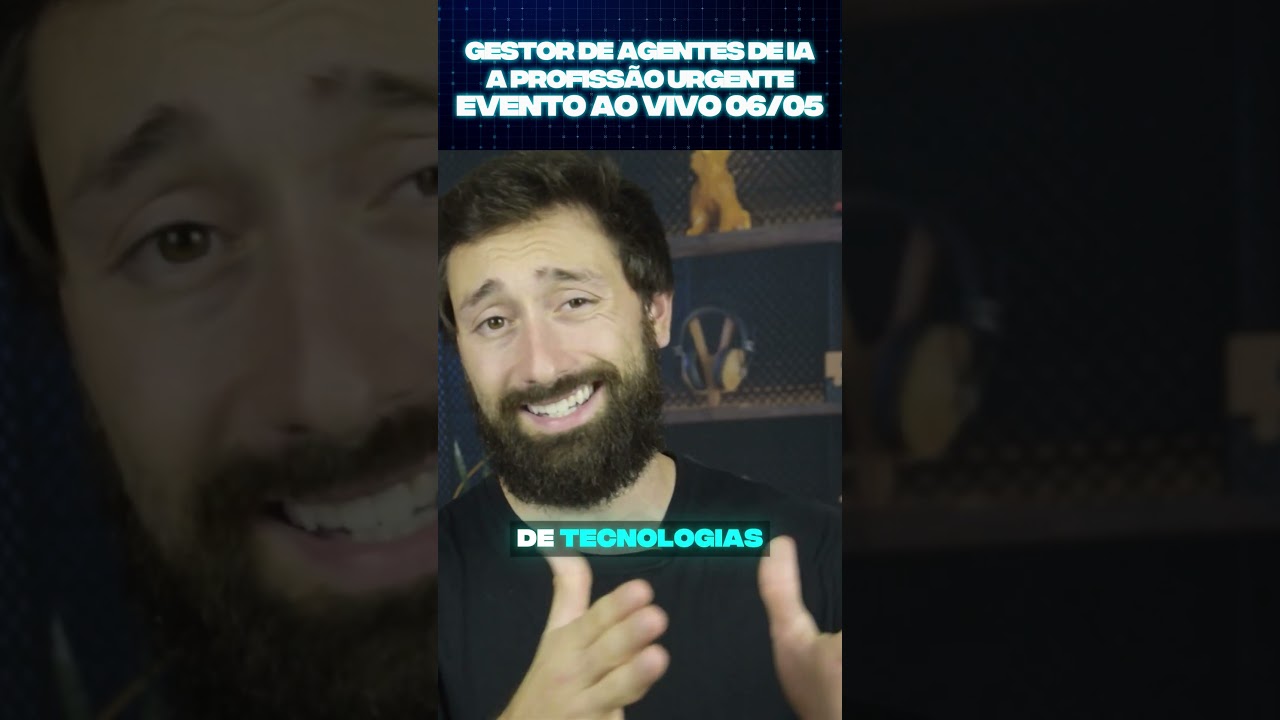 Masterclass Gratuita Gestor de Agentes de IA: Profissão Urgente.