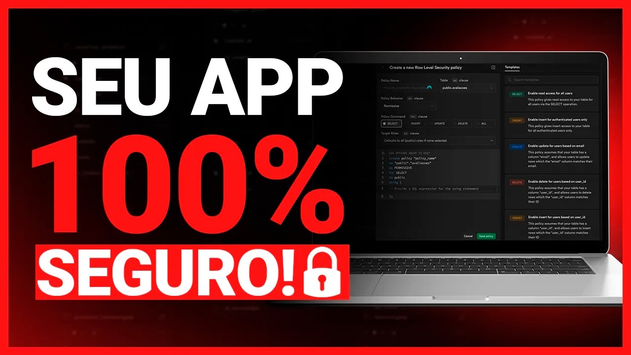 Como deixar seu App seguro com RLS Supabase e Flutterflow