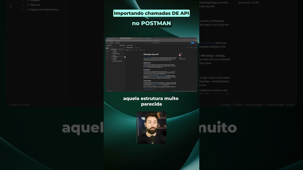 Importando Chamadas de API no POSTMAN