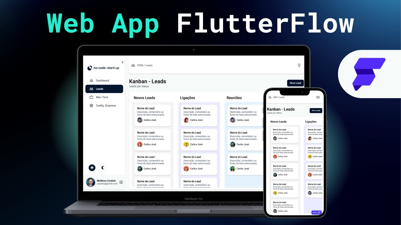 Web App FlutterFlow | Como Criar Apps Responsivos para Celular e Desktop