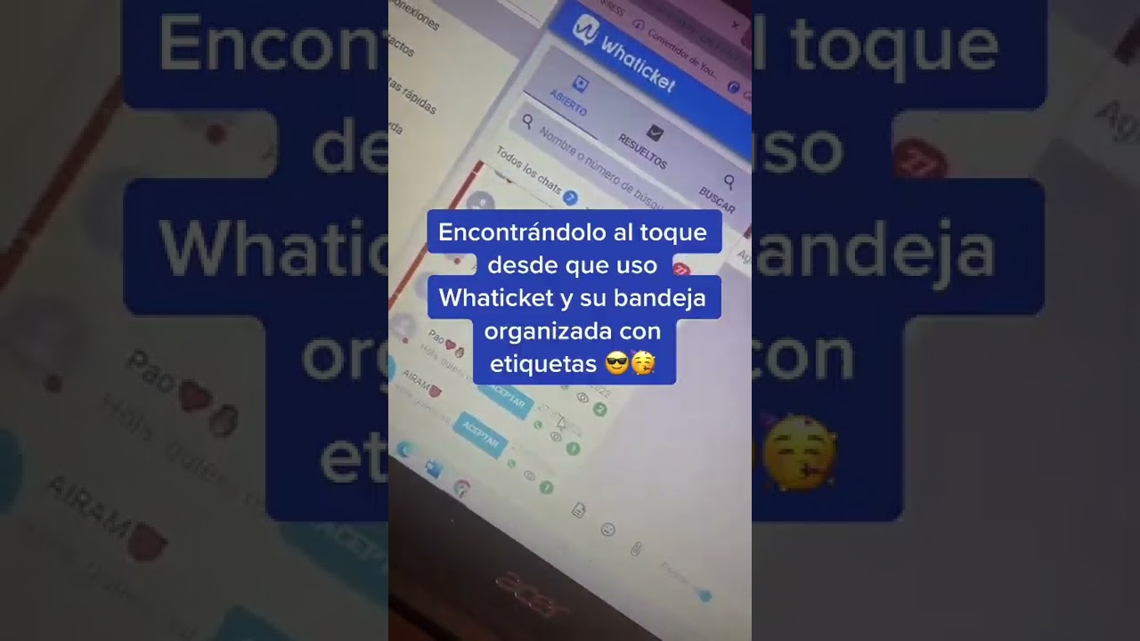 Intentando encontrar el chat del cliente que me agendó un pedido | Whaticket