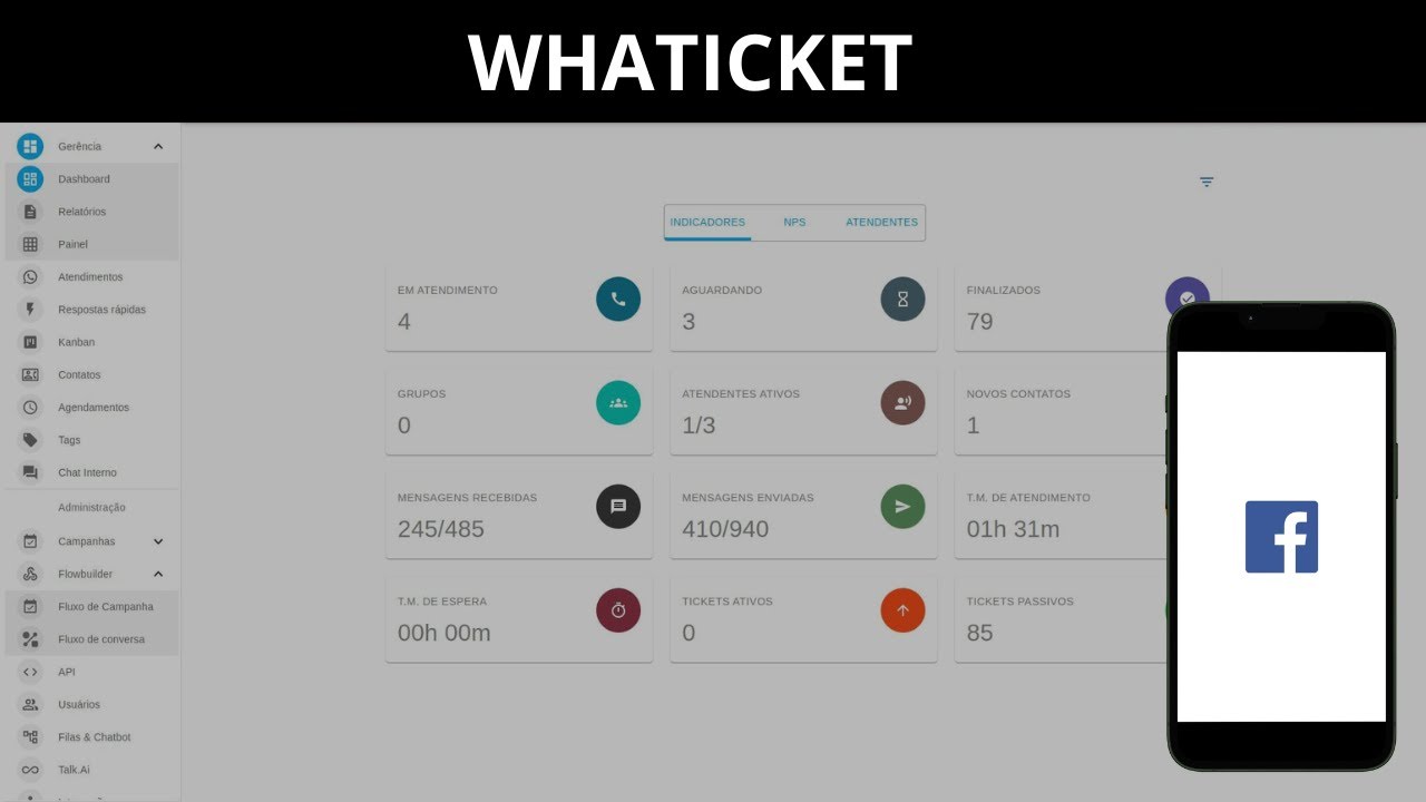 WHATICKET 2024 /  FLOWBUILDER FACEBOOK/INSTAGRAM