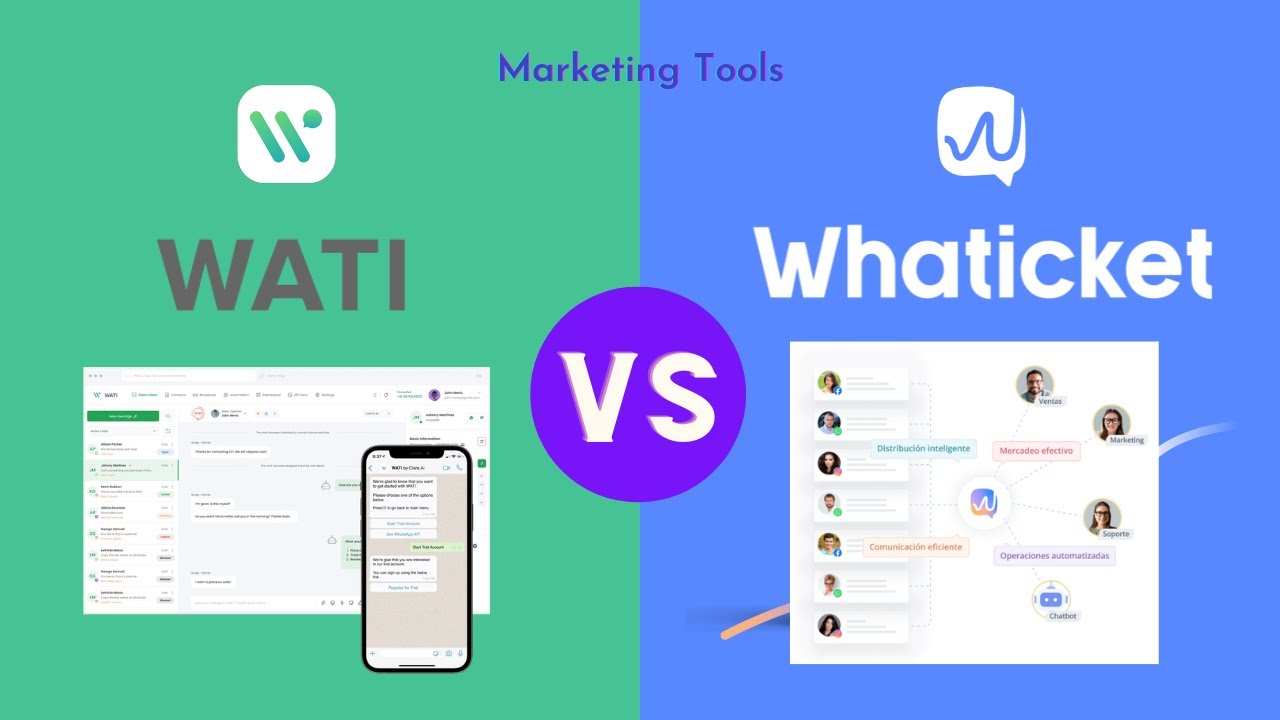 WATI vs Whaticket: ¿Cuál es la mejor alternativa para CRM Multiagente para WhatsApp Business?
