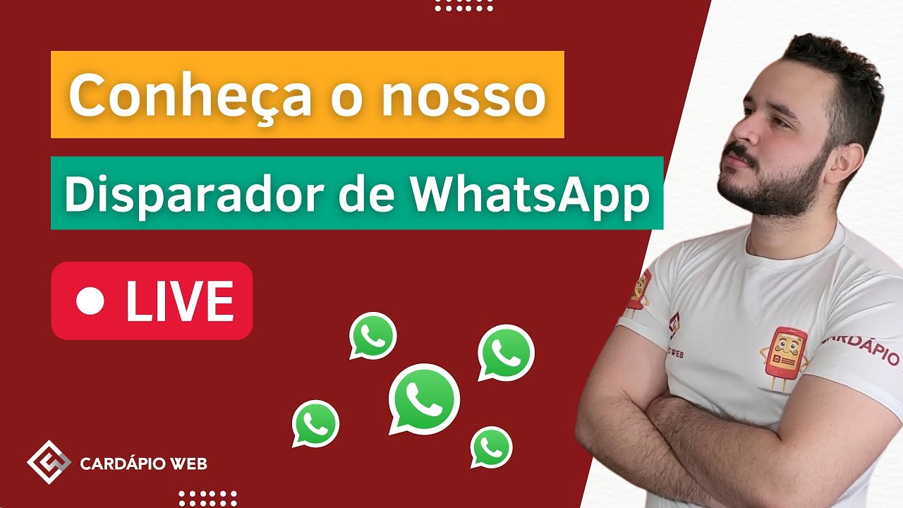 Disparador de WhatsApp dentro do seu Cardápio Digital!