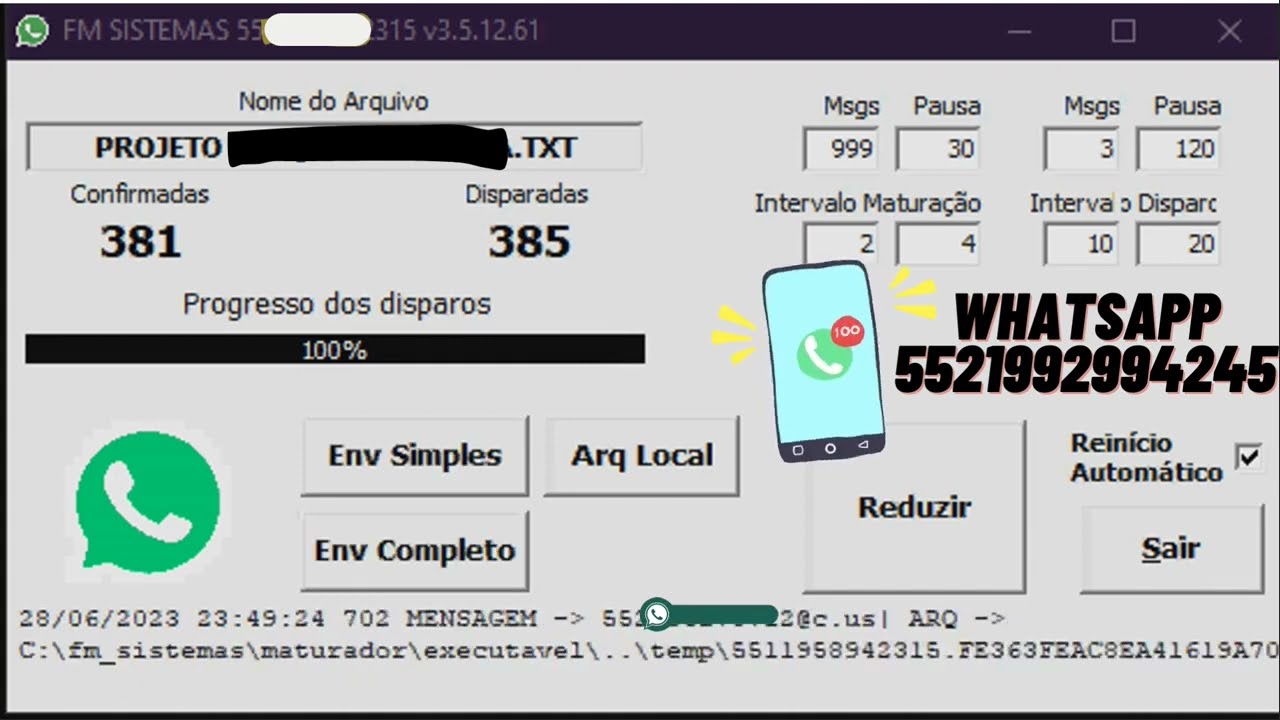 O Mais Poderoso Disparador de WhatsApp: Como disparar 385 mensagens em 30 minutos sem banimento !!!!