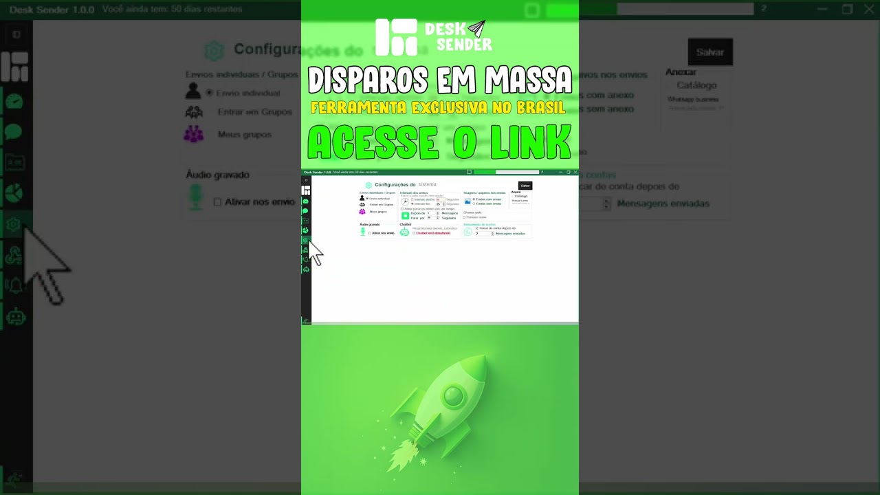Disparador de Mensagens em Massa no WhatsApp #shorts #tutorial