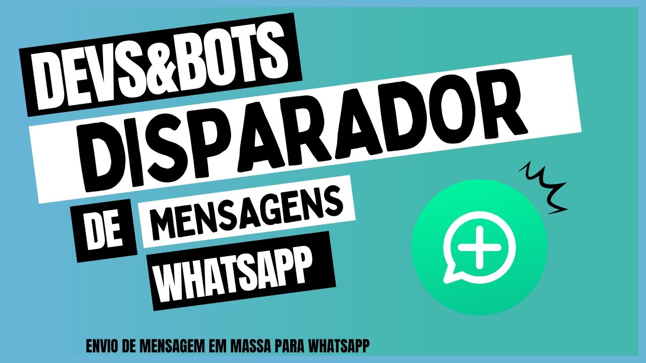Melhor Disparador de Mensagens no WhatsApp! 🚀