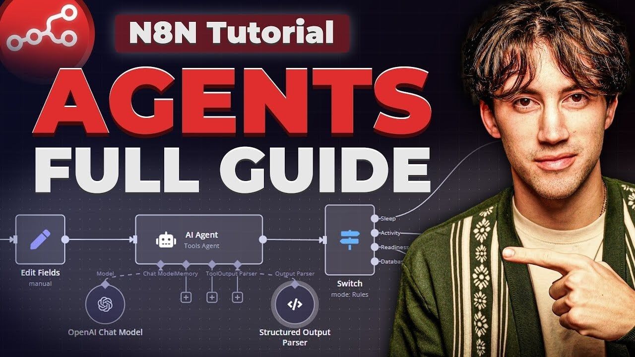 How to Easily Build AI Automations Using n8n Agents – Beginners Guide (No Code)