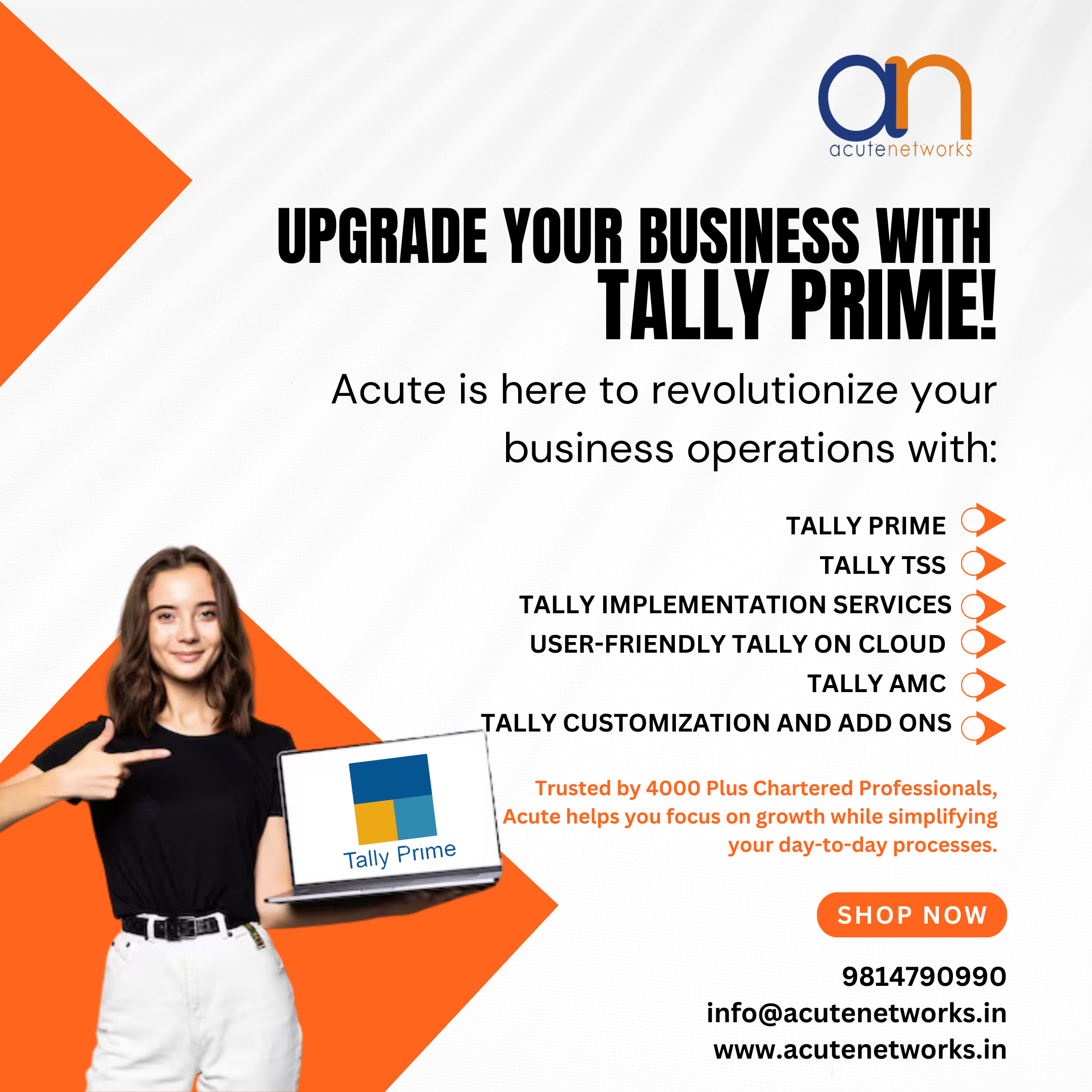 Transform Your Business Operations with Tally Prime! 🌟