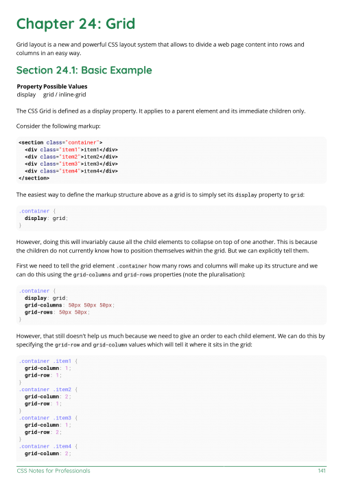 Free CSS Book