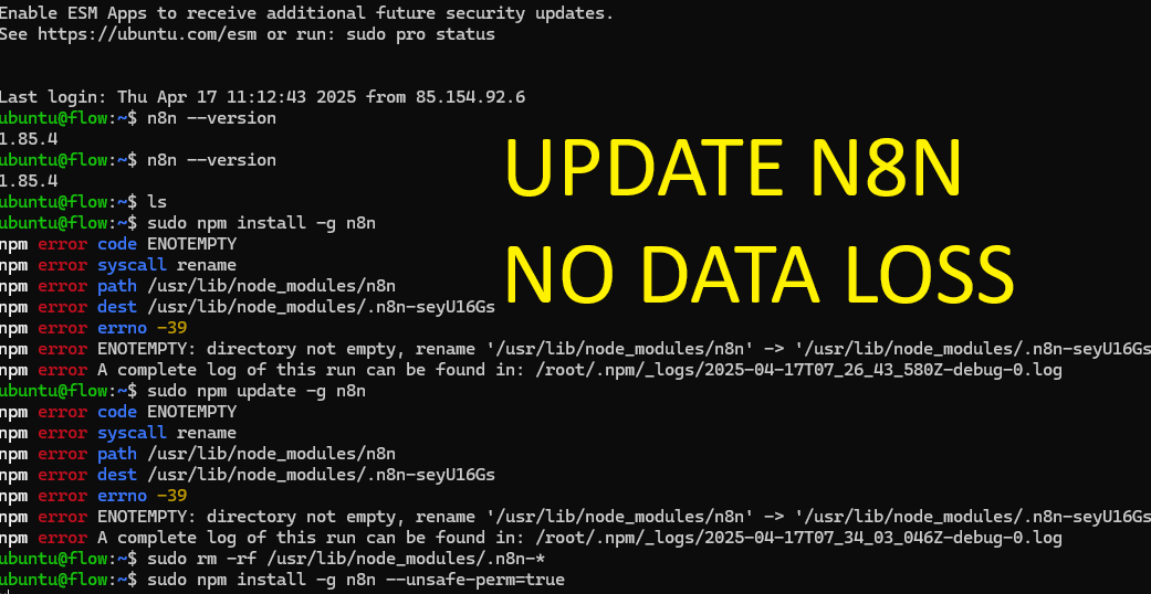 How to Safely Upgrade n8n Without Losing Workflows or Data