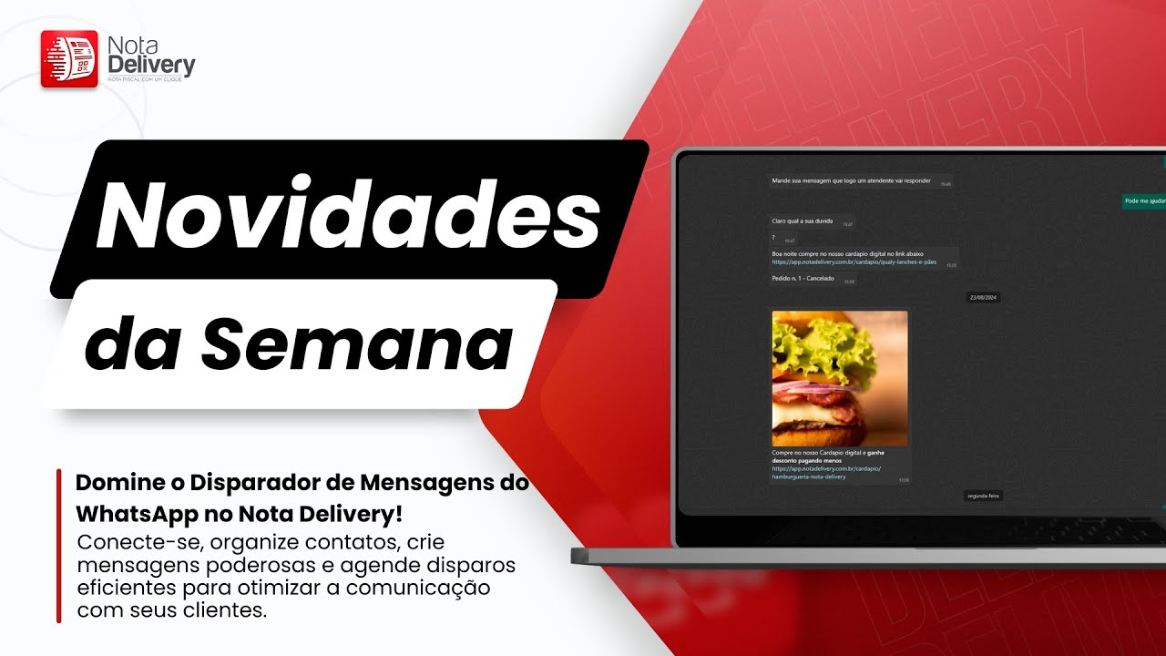 Domine o Disparador de Mensagens do WhatsApp no Nota Delivery!