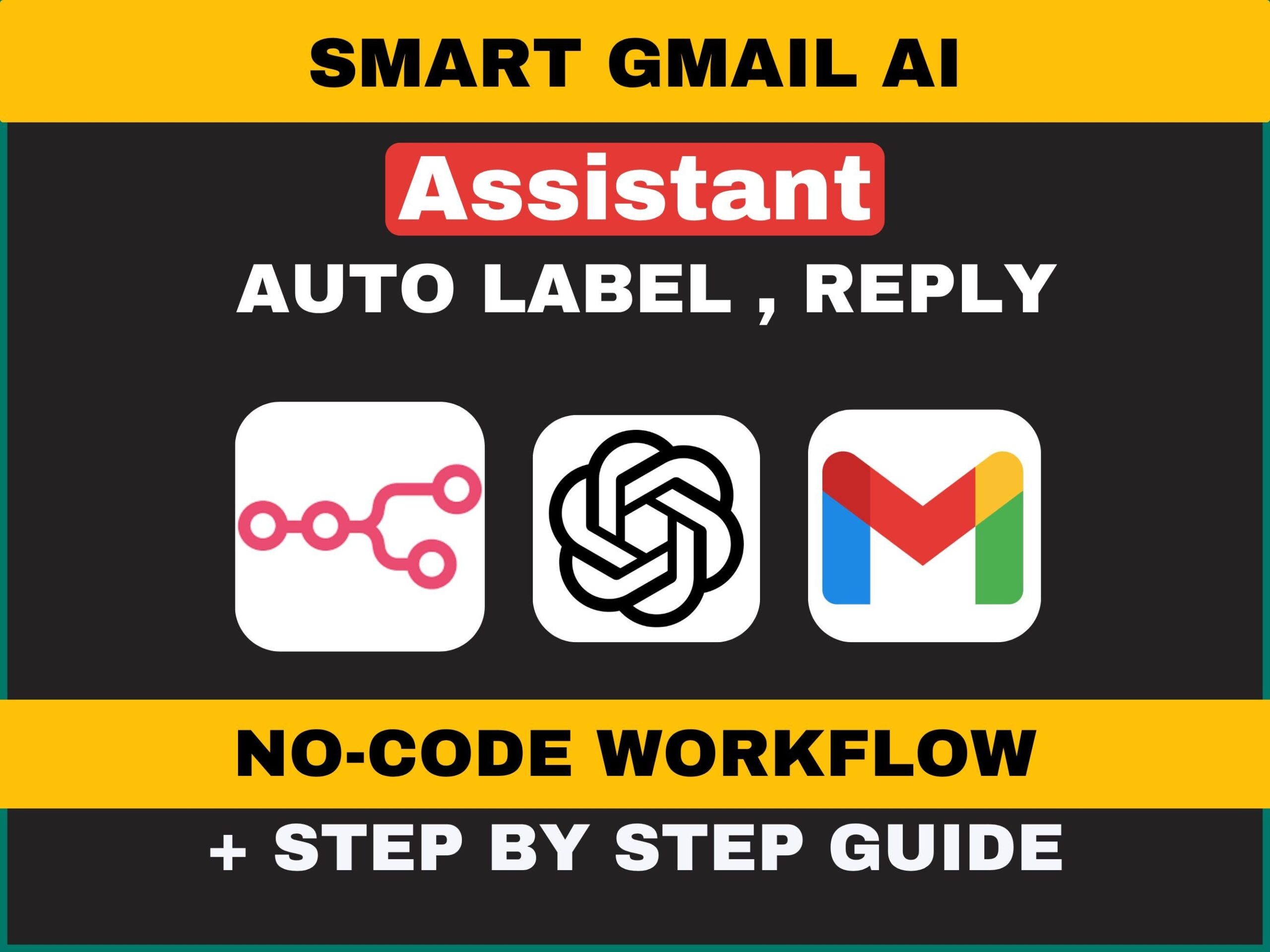 Modèle d’automatisation Gmail n8n Flux de travail optimisé par l’IA | Catégoriseur d’e-mails + réponse automatique + enregistreur de feuilles | Étiquetage et réponse sans code + guide d’installation